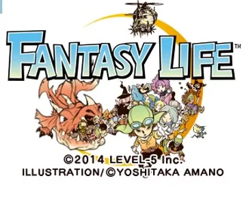 Fantasy Life (Europe) (En,Fr,De,Es,It) screen shot title